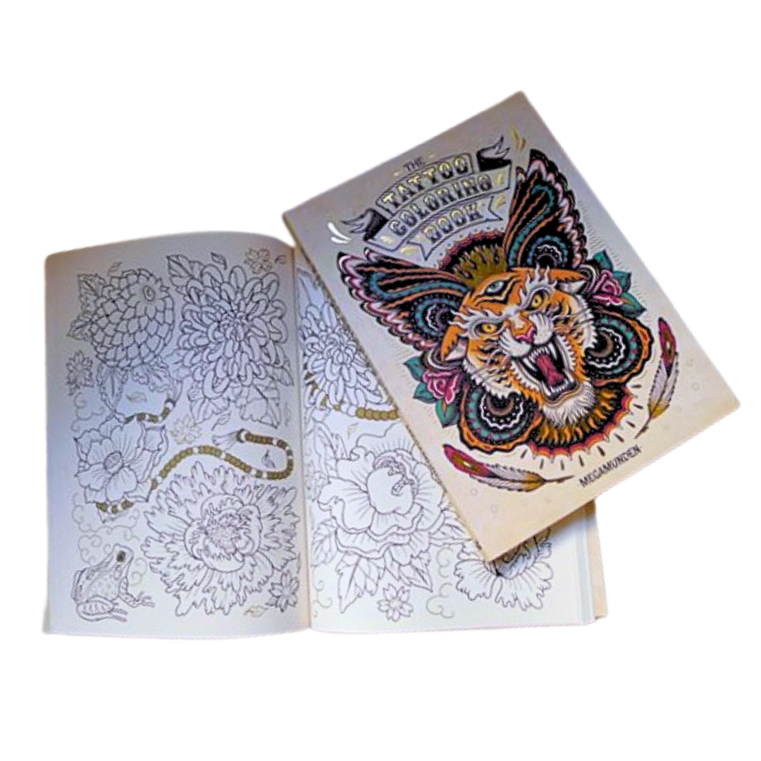 New Mags - Tattoo Colouring Book - vaizdas 2