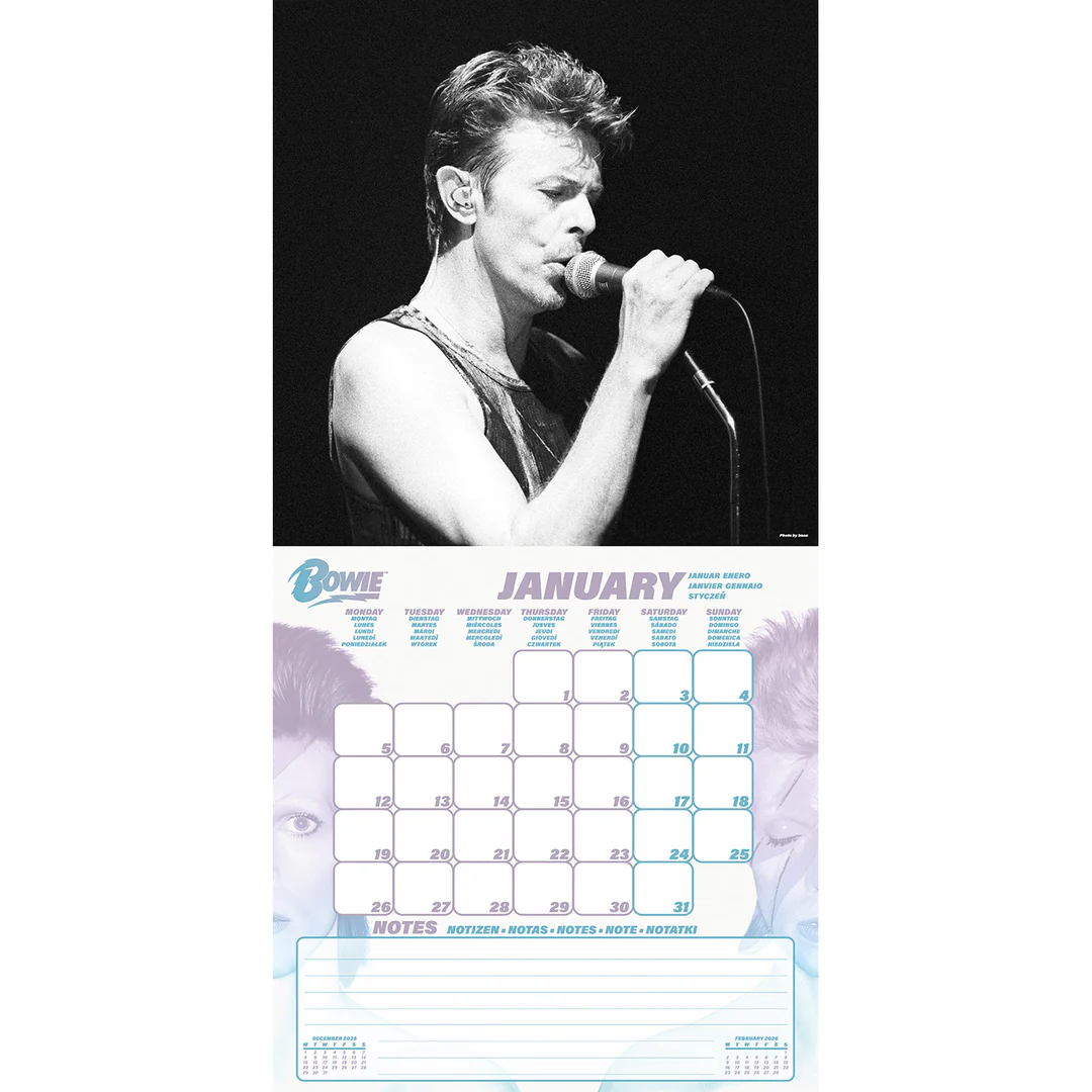 David Bowie - Calendar David Bowie 2026 (16 months) - image 2