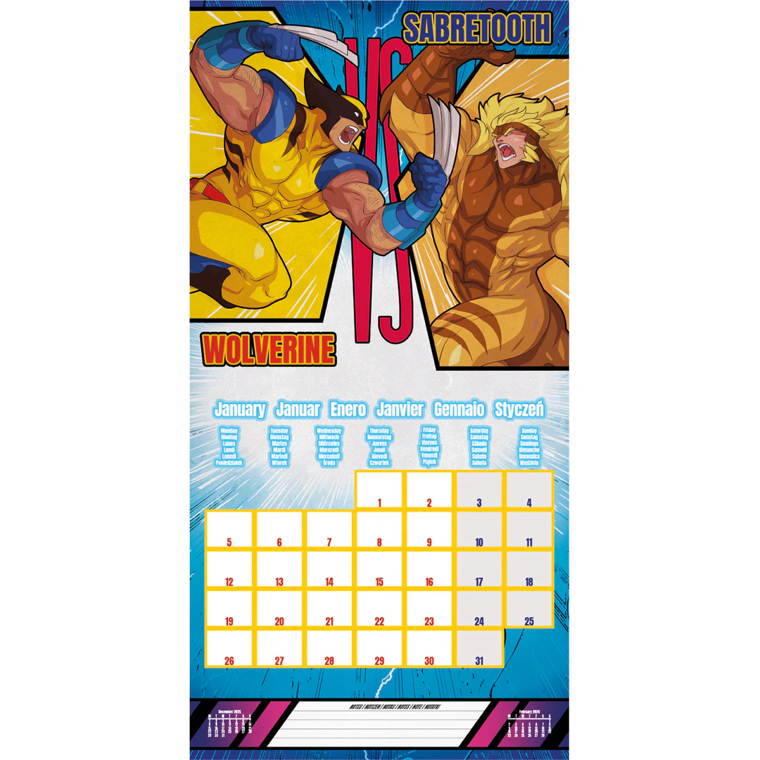Marvel - Calendar Marvel Comics 2026 (16 months) - image 2