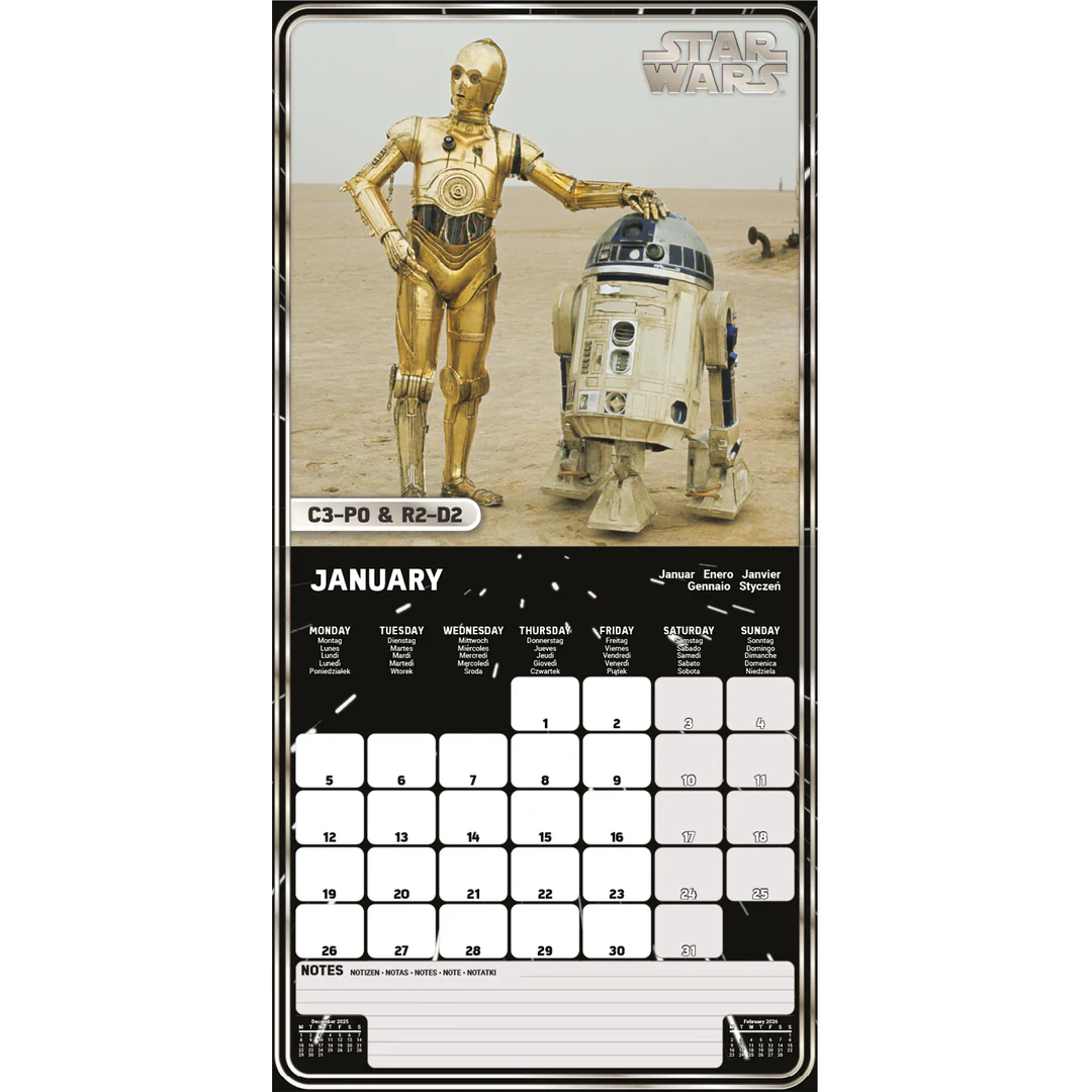 Star Wars - Calendar Star Wars 2026 (16 months) - image 2