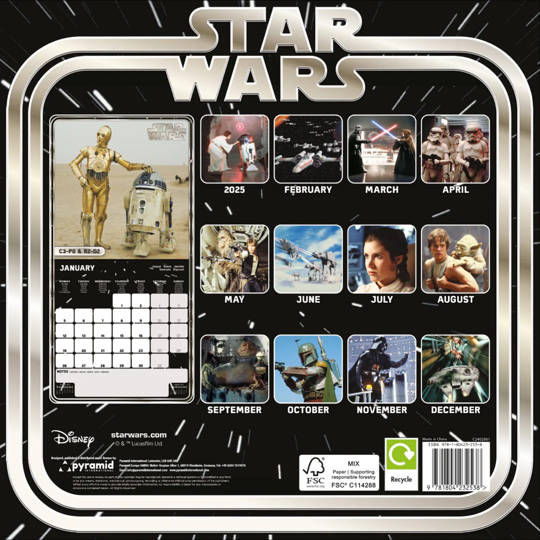 Star Wars - Calendar Star Wars 2026 (16 months) - image 3