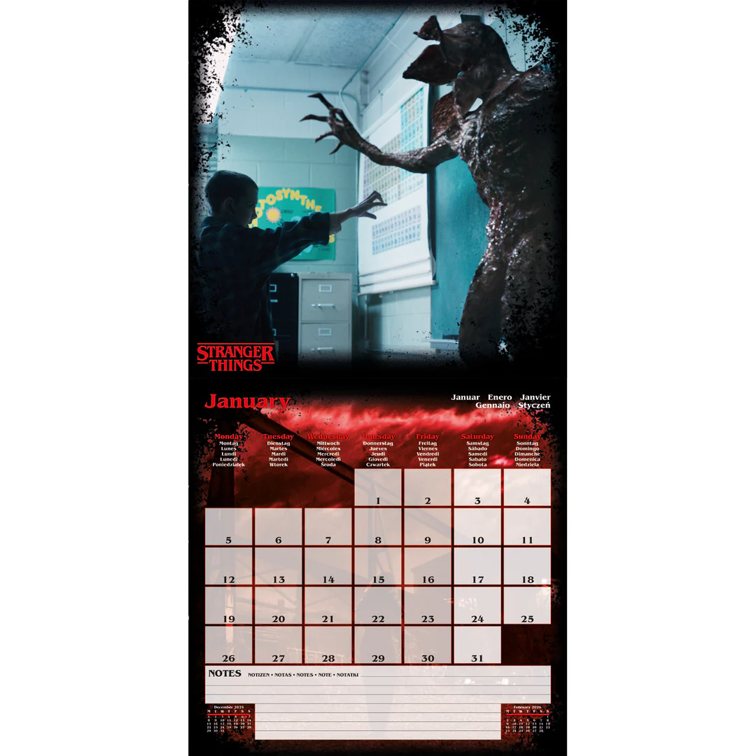 Stranger Things - Calendar Stranger Things 2026 (16 months) - image 2