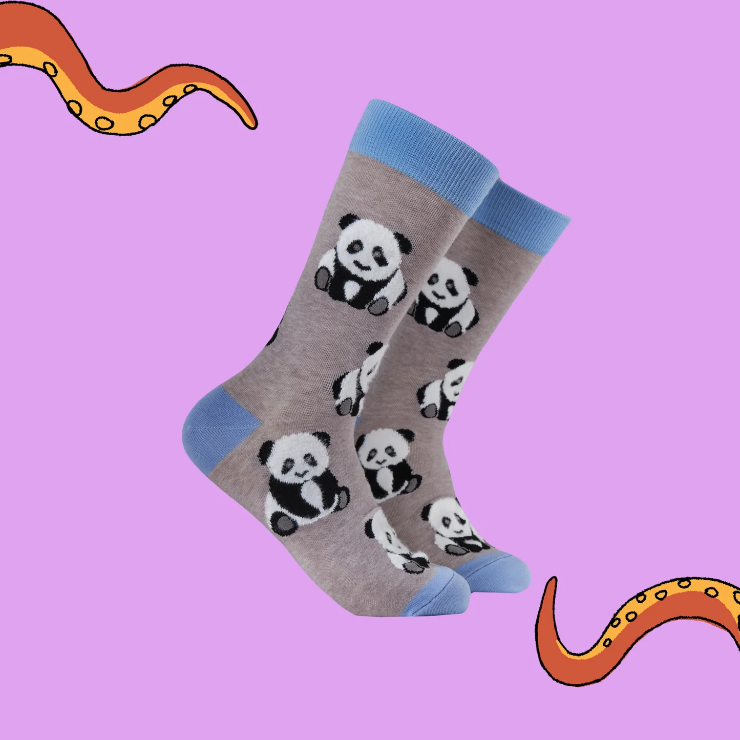 Socktopus - Fluffy Panda