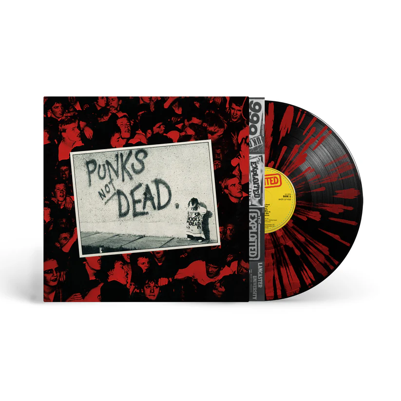 The Exploited - Punks Not Dead (45th Anniversary Black & Red Splatter Vinyl)