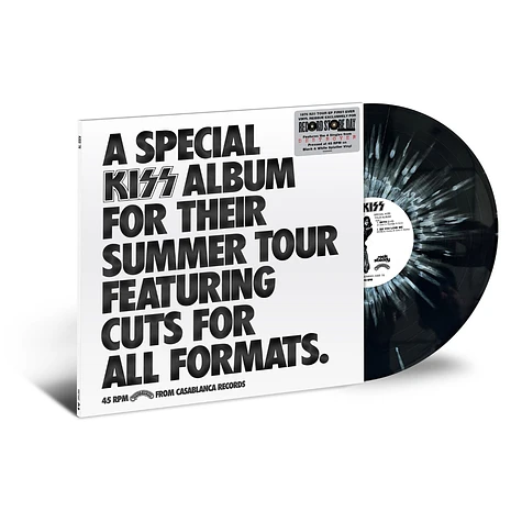 KISS - A Special KISS Tour Album EP (45 RPM) (Black & White Splatter Vinyl) (RSD 2026)