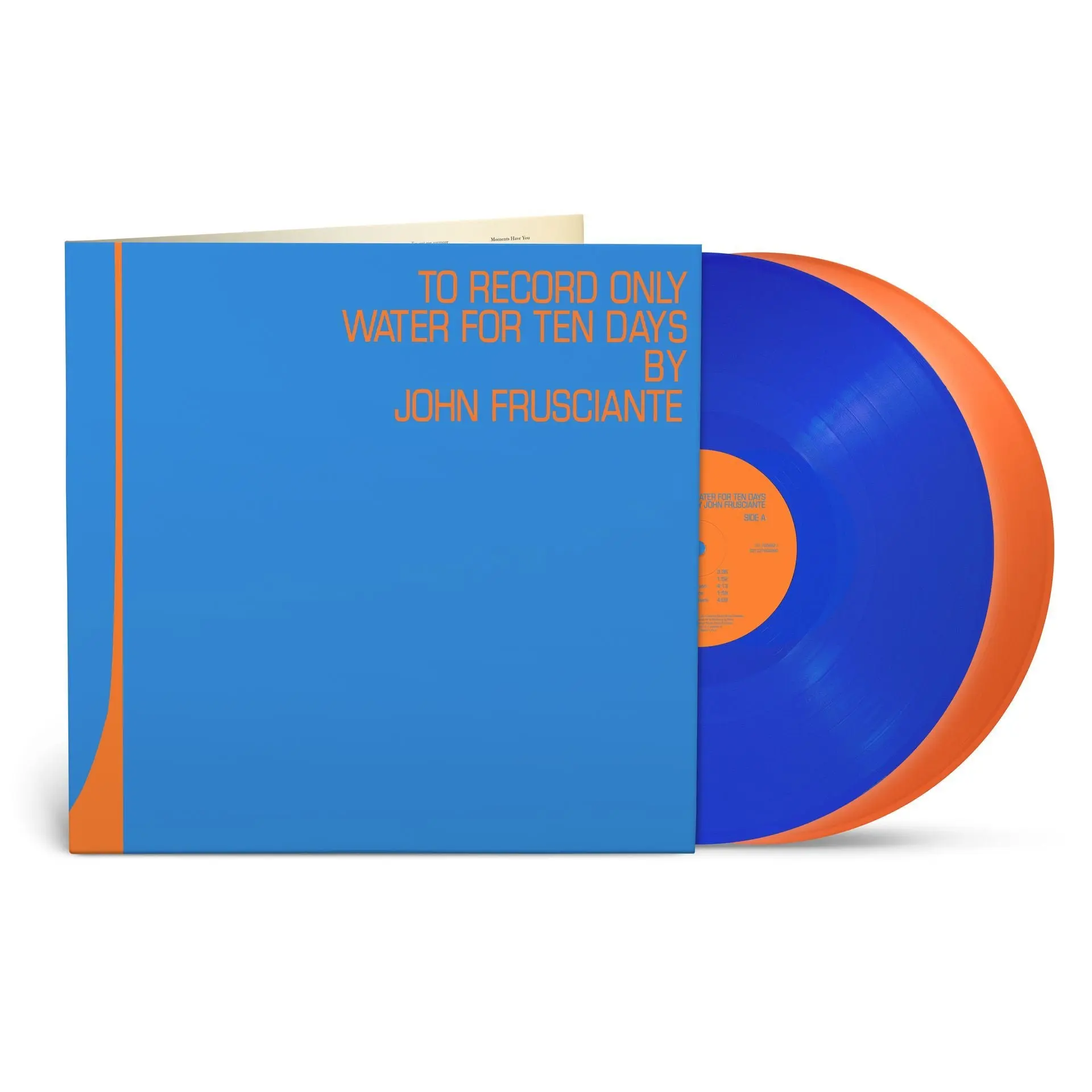 John Frusciante - To Only Record Water For Ten Days (25t Anniversary Blue & Orange Vinyl) (RSD 2026)