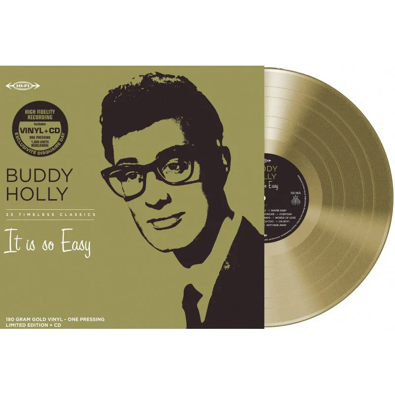 Buddy Holly - It Is So Easy (Gold Vinyl + CD) (RSD 2026)