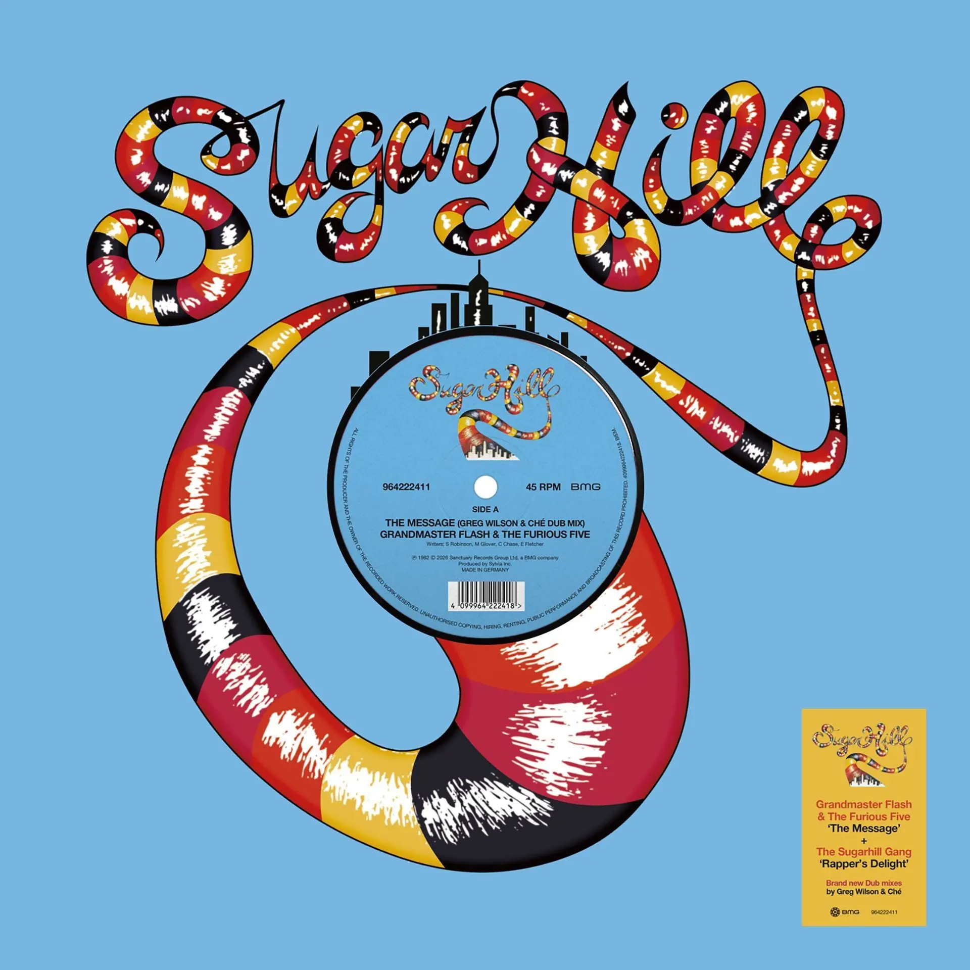 The Sugarhill Gang - Rapper's Delight DUB/The Message DUB (Red Vinyl) (RSD 2026)