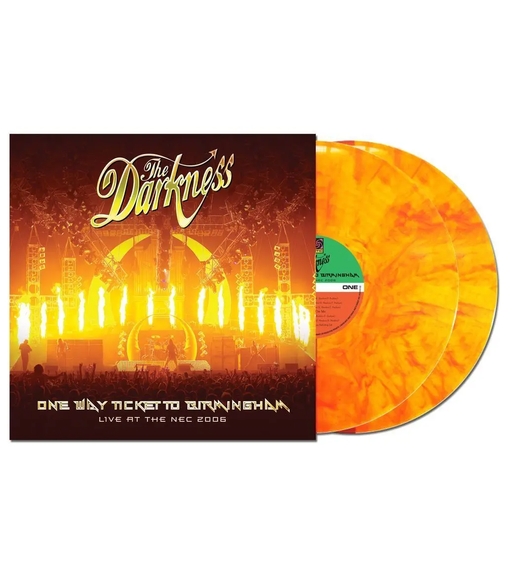 The Darkness - One Way Ticket To Birmingham (Live At The NEC) (Red & Yellow Marbled Vinyl) (RSD 2026)