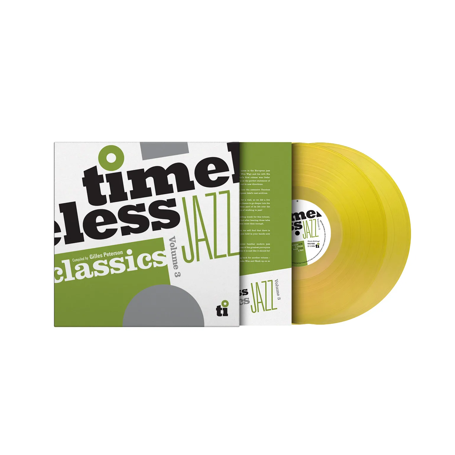 Various - Timeless Jazz Classics Volume 3 (Compiled By Gilles Peterson) (Translucent Yellow Vinyl) (RSD 2026)