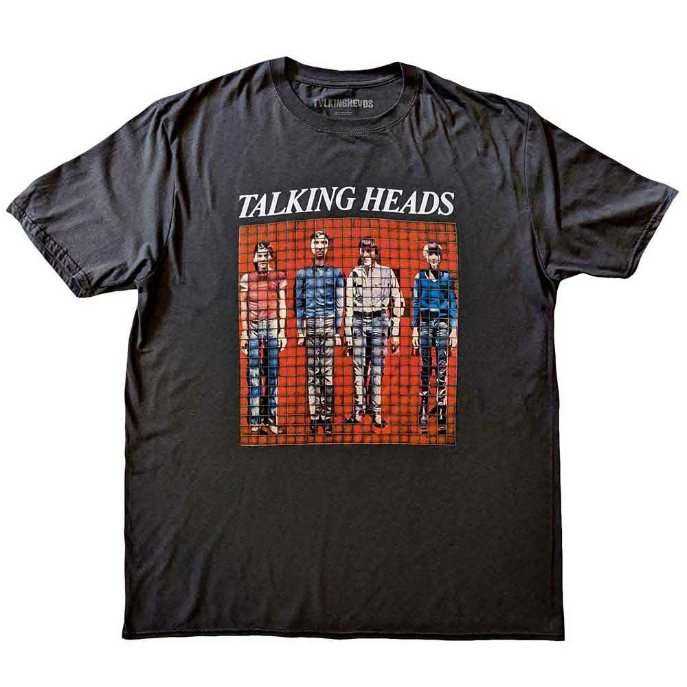 Talking Heads - Pixel Portrait Grey