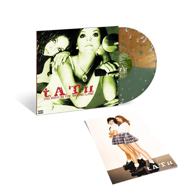 t.A.T.u. - 200 Km/H In The Wrong Lane (Green Gold Half & Half Splatter Vinyl)