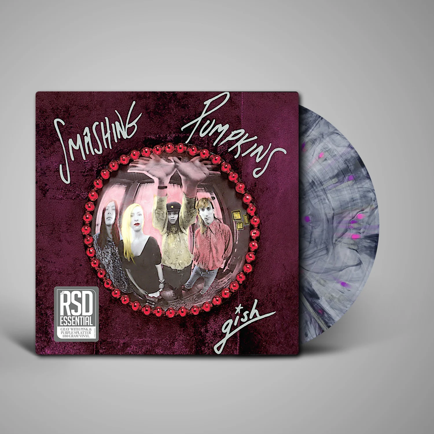 The Smashing Pumpkins - Gish (Gray With Pink & Purple Splatter Vinyl)