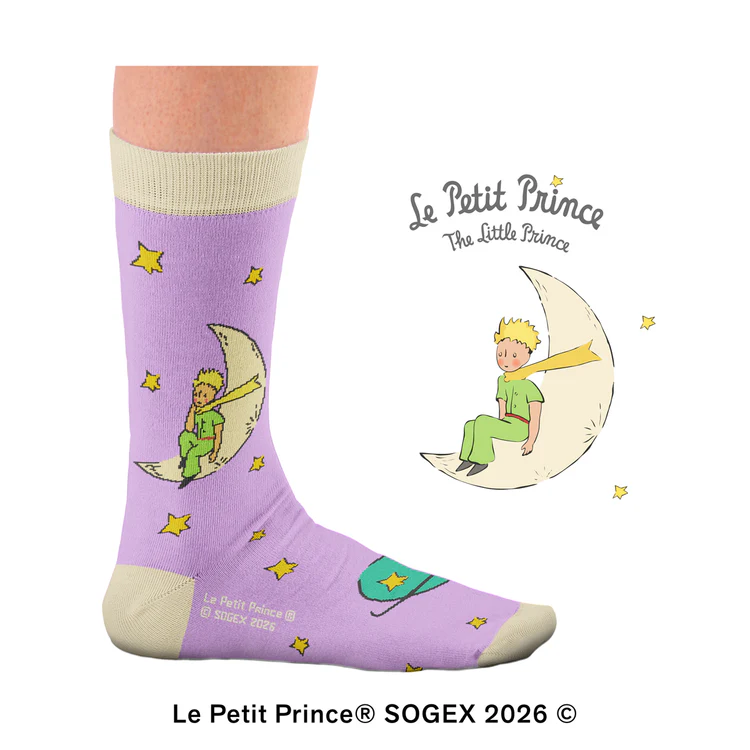 Sock Affairs - Le Petit Prince Purple Planets