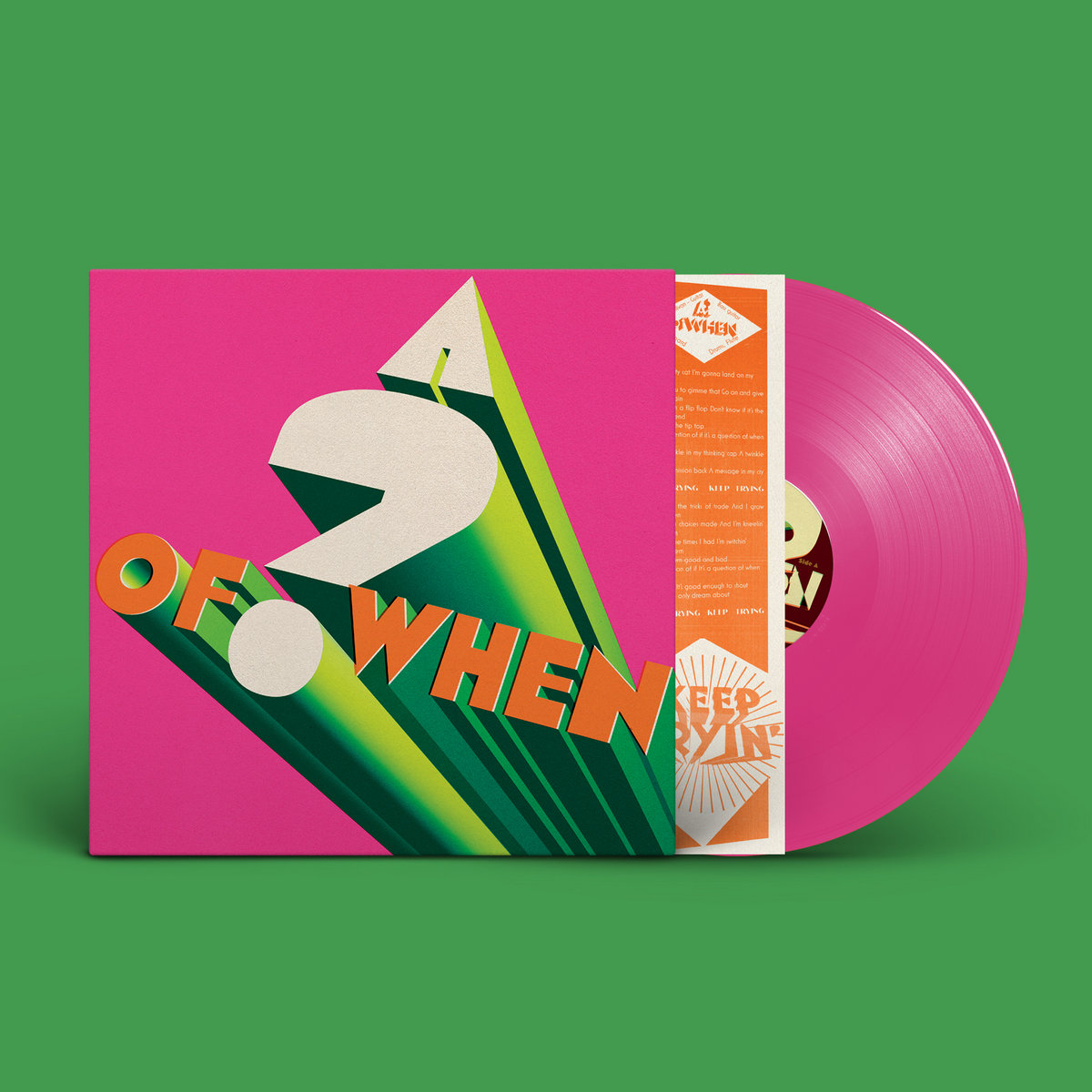 Panda Bear & Sonic Boom - A ? of WHEN (Pink Vinyl)
