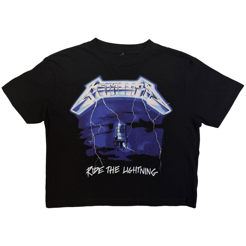 Metallica - Ride The Lightning Crop Top