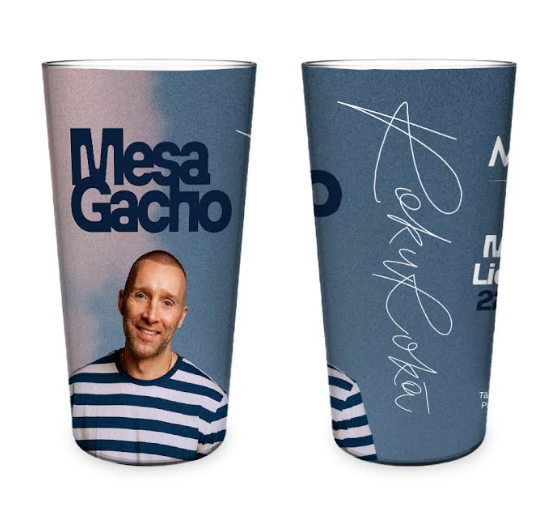 GACHO / MESA - "ROKU ROKĀ" KONCERTA SUVENĪRGLĀZE, 400ML
