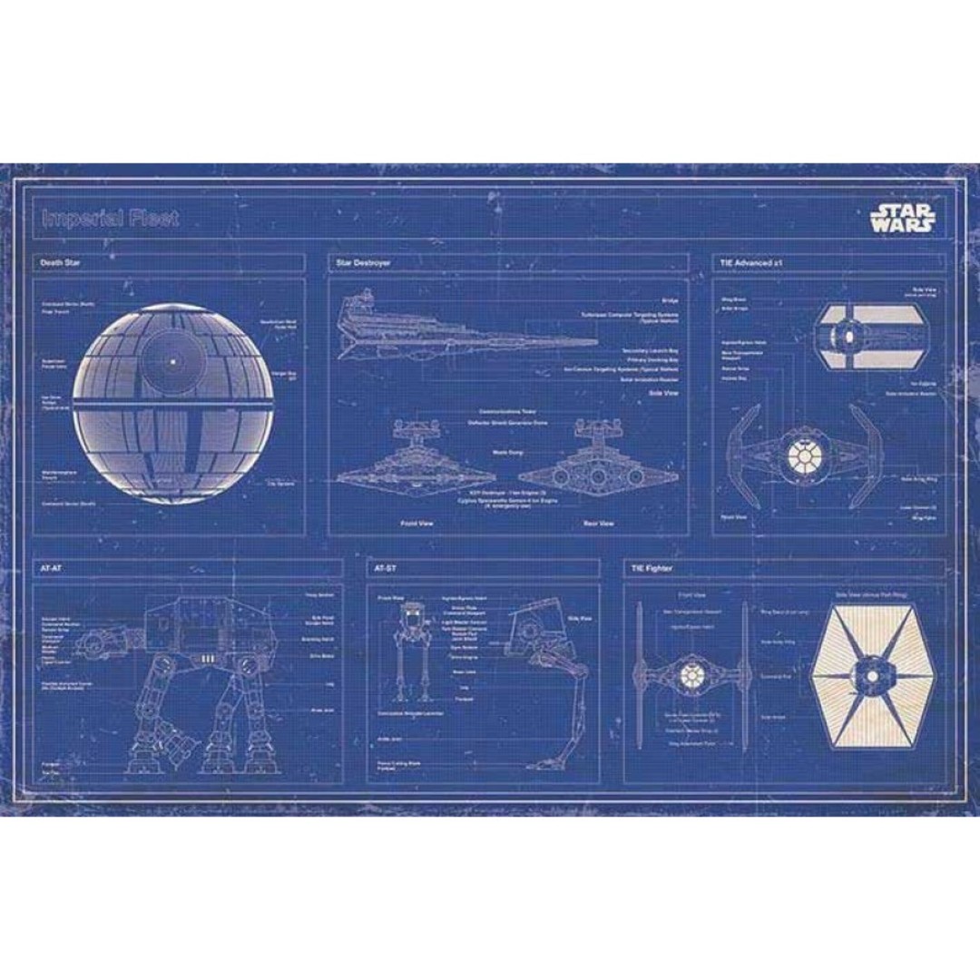 Star Wars - Star Wars Imperial Fleet Blueprint