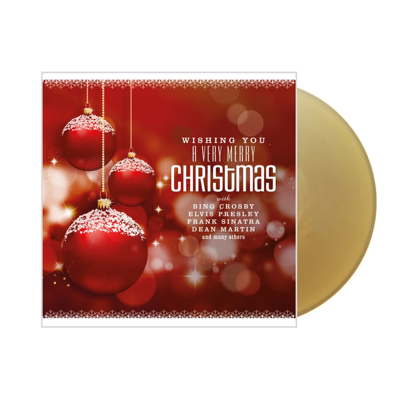 Various - Wishing You A Very Merry Christmas (Limited Edition Gold Vinyl)