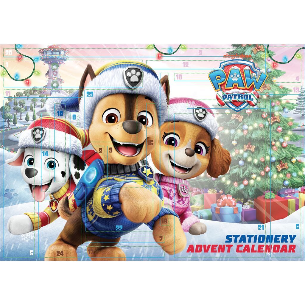 Paw Patrol - Paw Patrol Stationery Advent Calendar