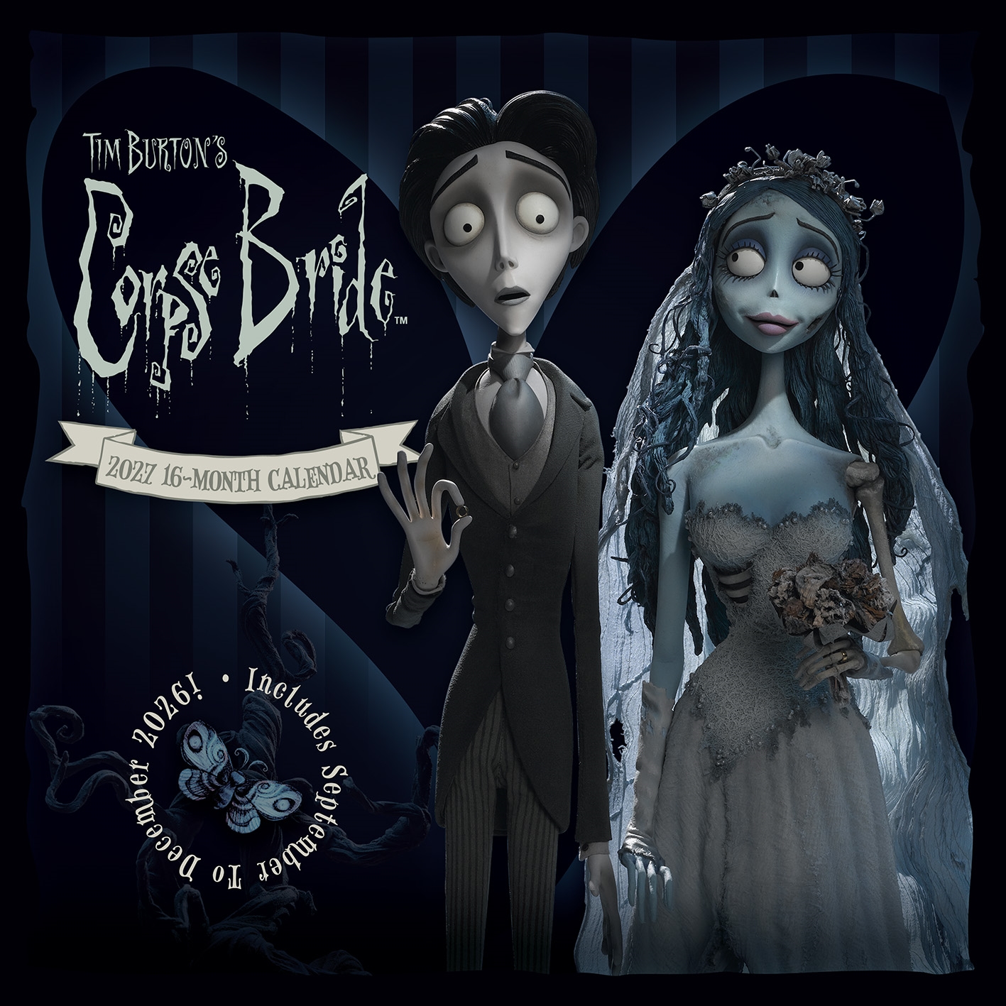 Tim Burton - Corpse Bride 2027 Calendar (16 Months)