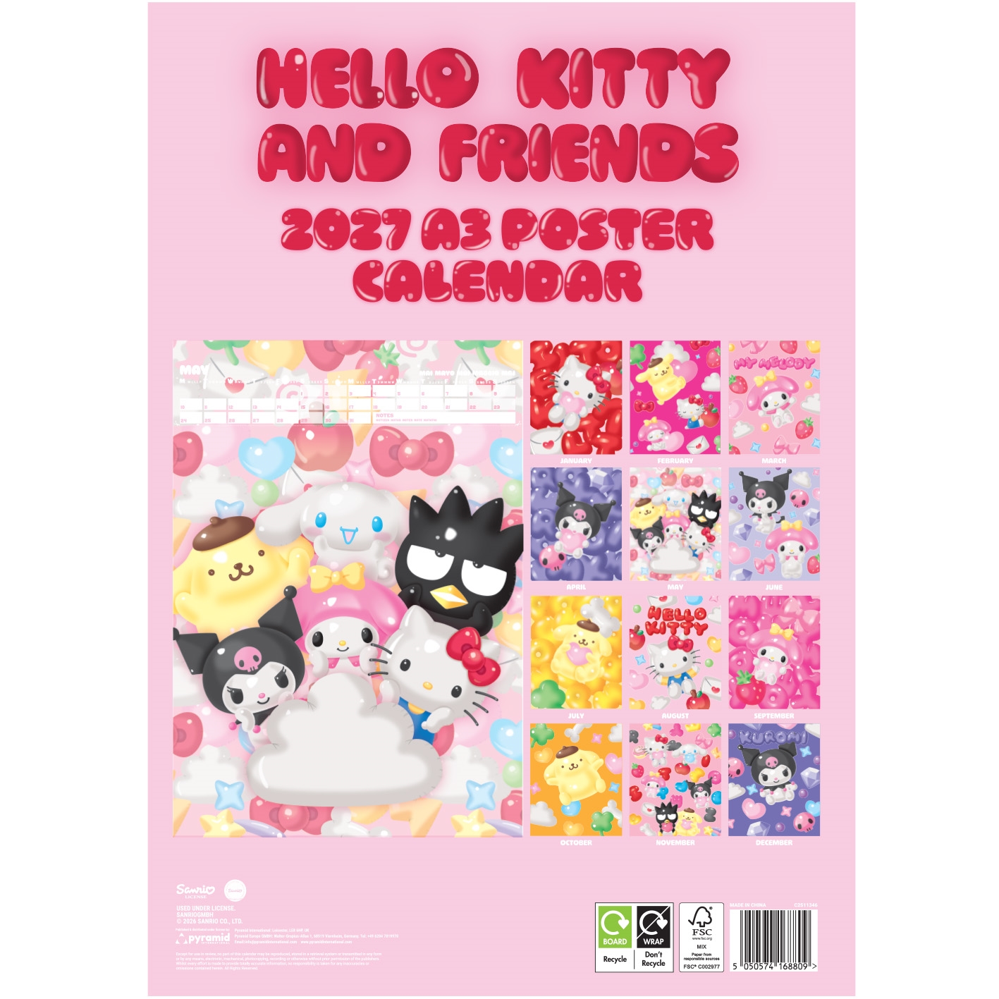 Hello Kitty - Hello Kitty Inflatables 2027 Calendar - image 3