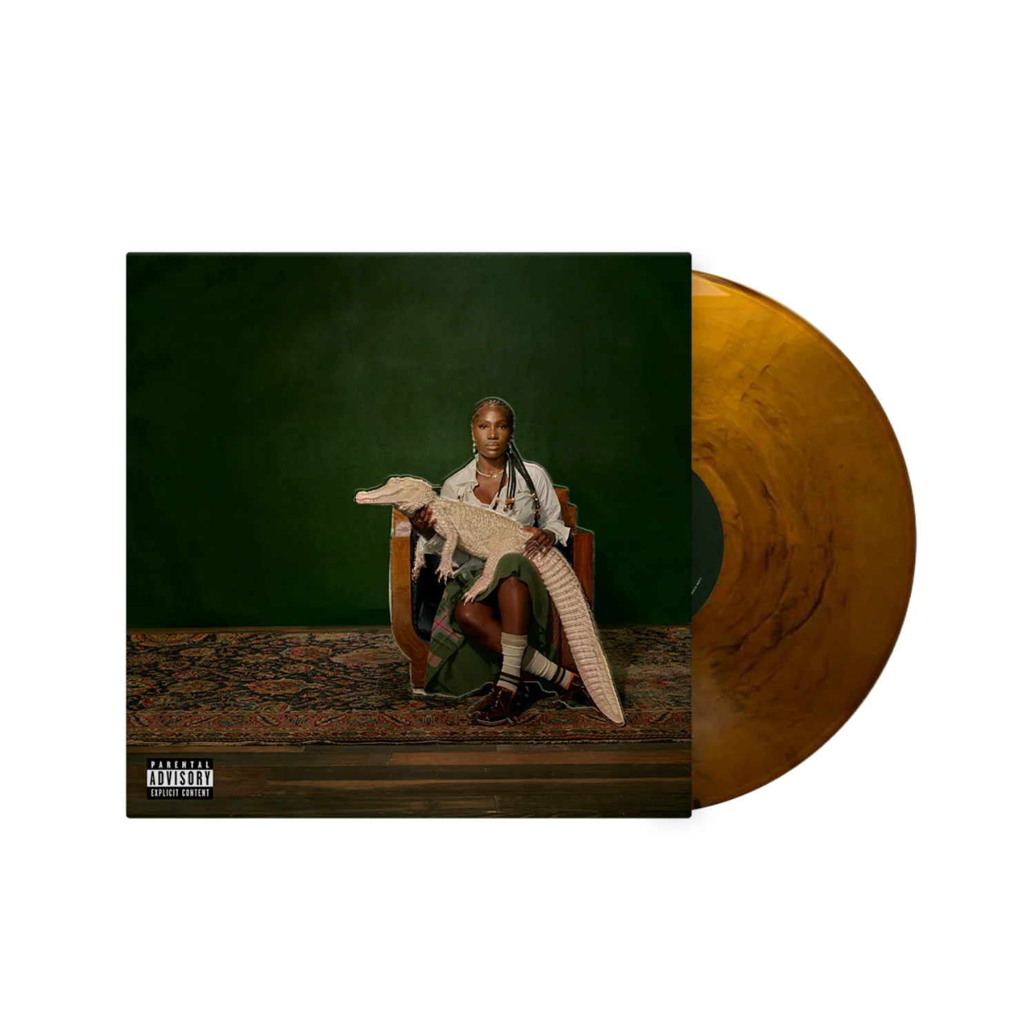 Doechii - Alligator Bites Never Heal (Limited Edition Embossed Cover, Tiger's Eye Vinyl)