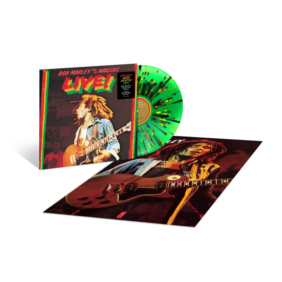 Bob Marley & The Wailers - Live! (Limited Edition Rasta Splatter Vinyl)